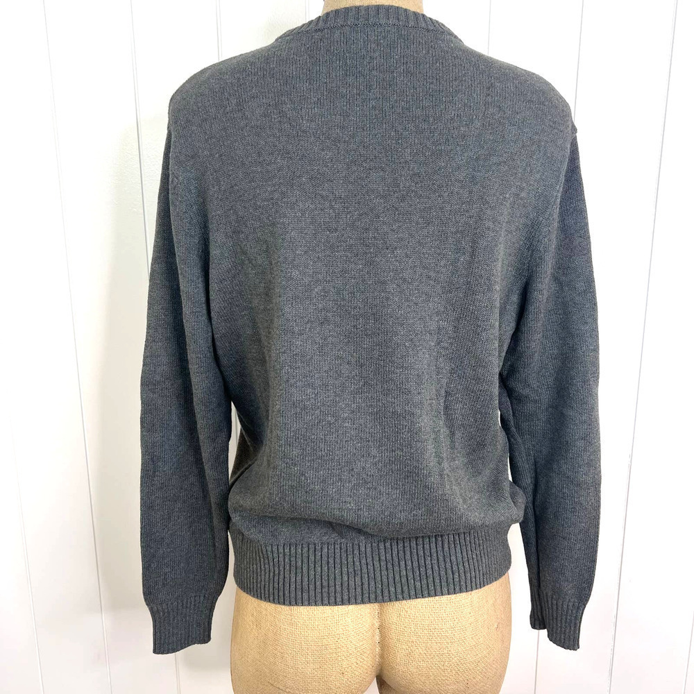 Vineyard Vines Gray Crew Neck 100% Cotton‎ Sweater SZ S - Picture 7 of 8